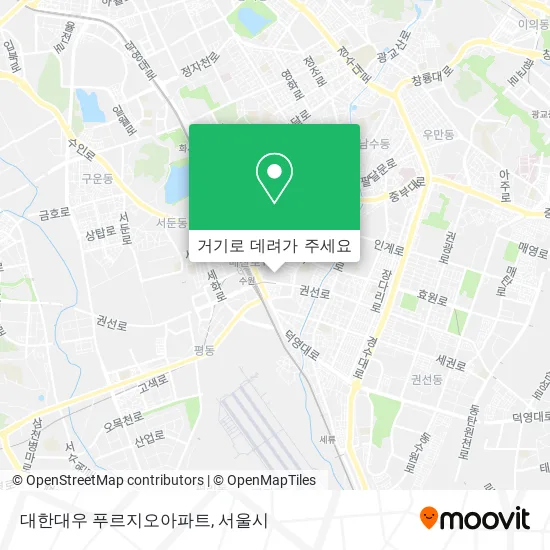 대한대우 푸르지오아파트 지도