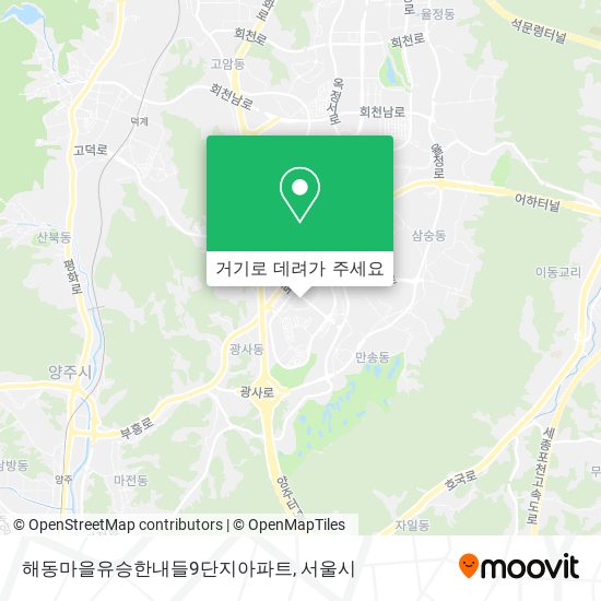 해동마을유승한내들9단지아파트 지도