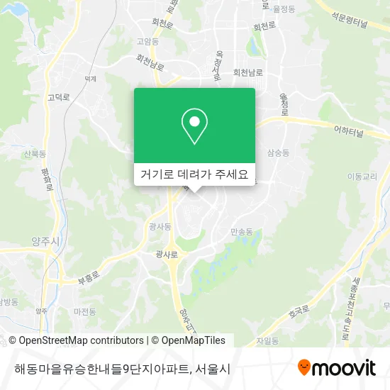 해동마을유승한내들9단지아파트 지도