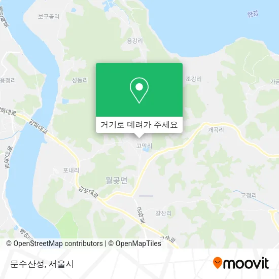 문수산성 지도