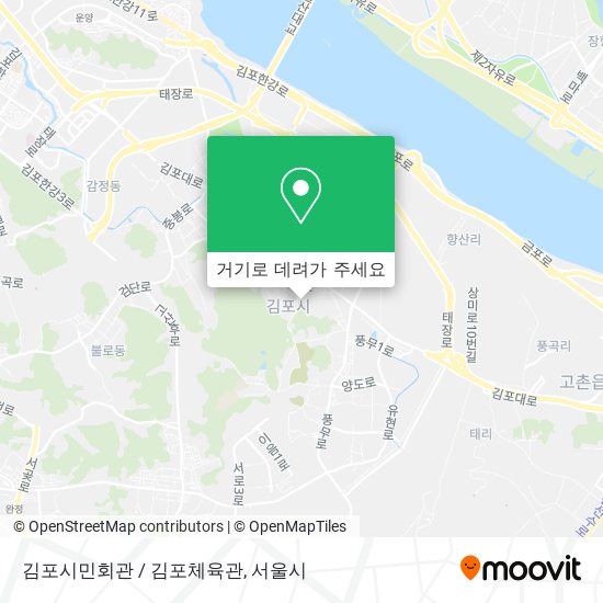 김포시민회관 / 김포체육관 지도
