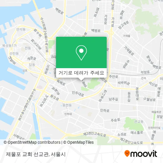 제물포 교회 선교관 지도