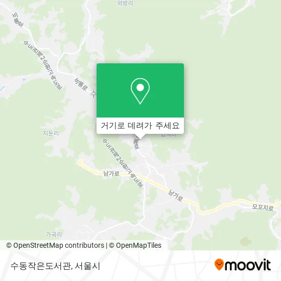 수동작은도서관 지도