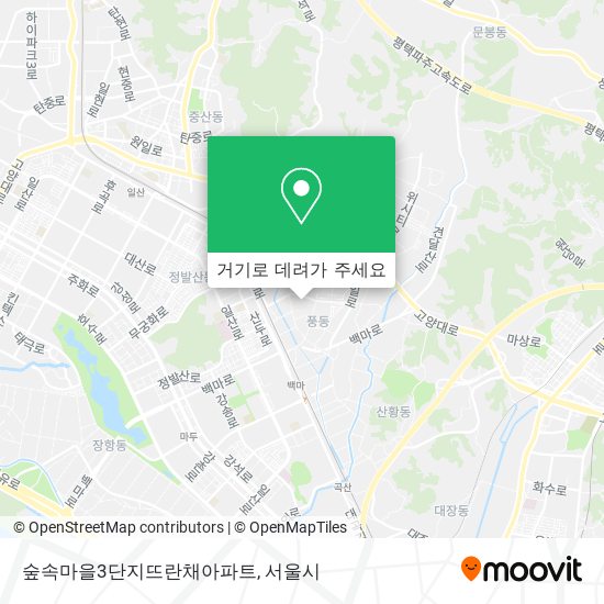 숲속마을3단지뜨란채아파트 지도
