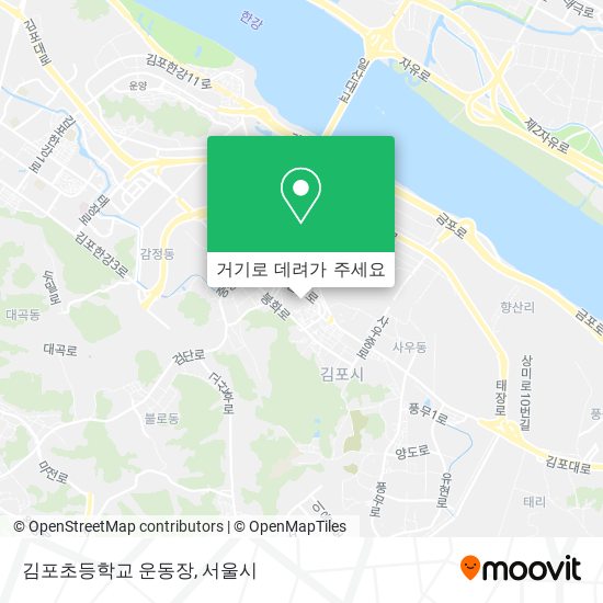 김포초등학교 운동장 지도
