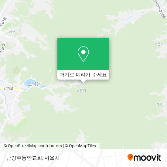 남양주동안교회 지도