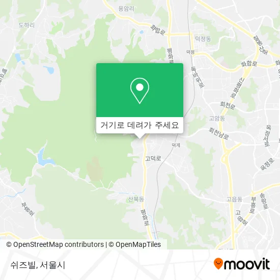 쉬즈빌 지도