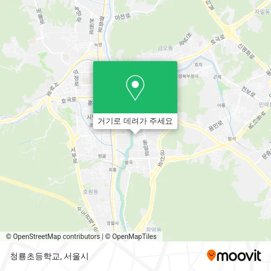청룡초등학교 지도