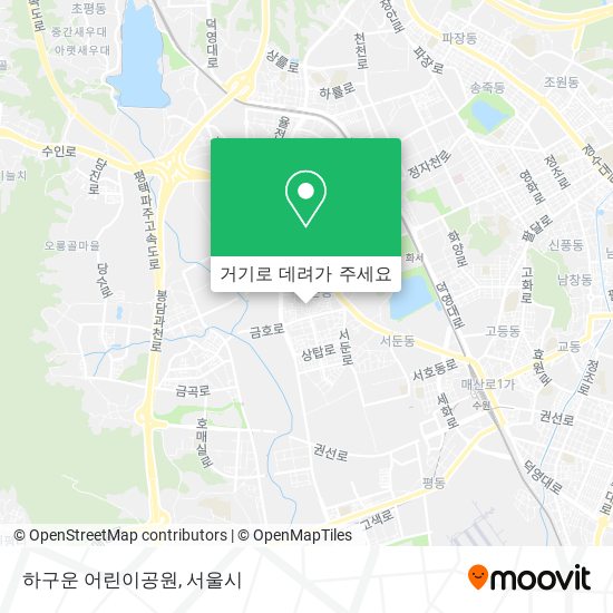 하구운 어린이공원 지도