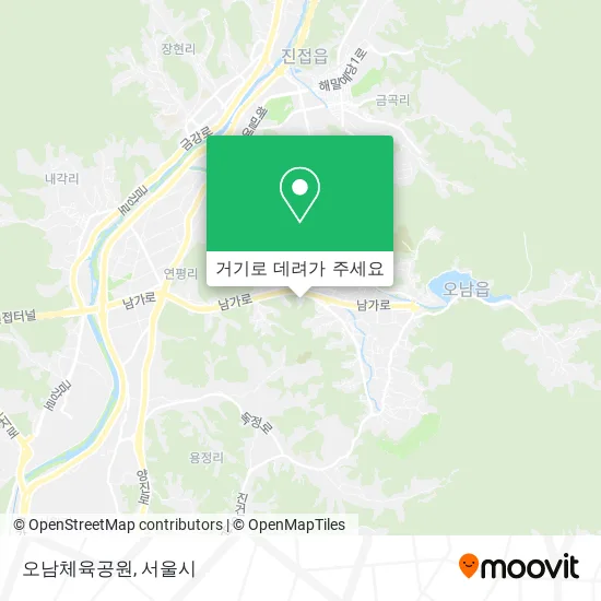 오남체육공원 지도