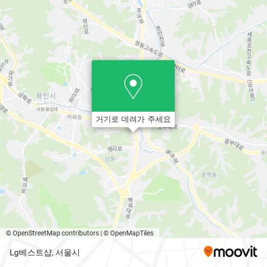 Lg베스트샵 지도