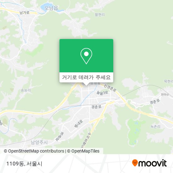 1109동 지도