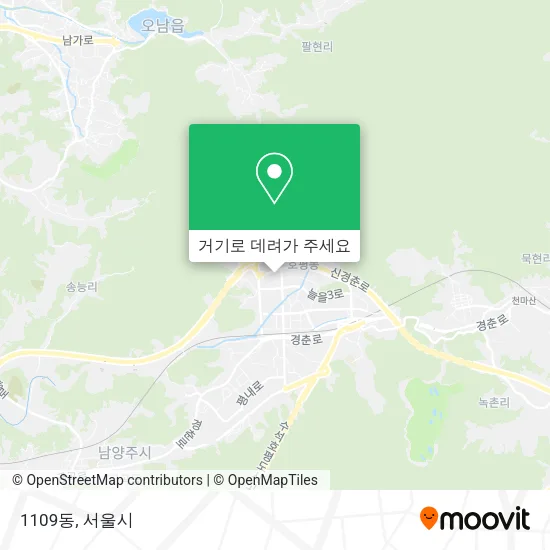 1109동 지도