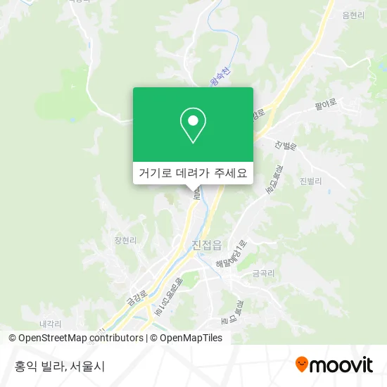 홍익 빌라 지도