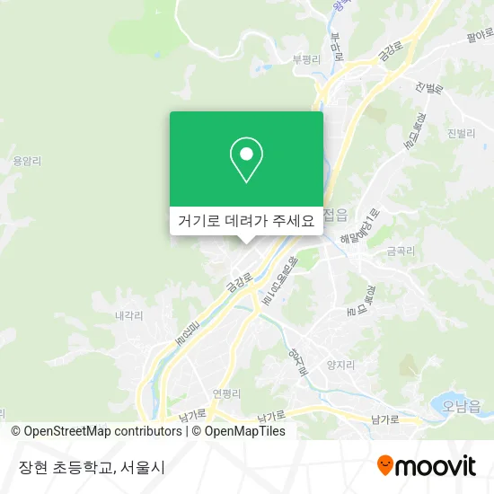 장현 초등학교 지도