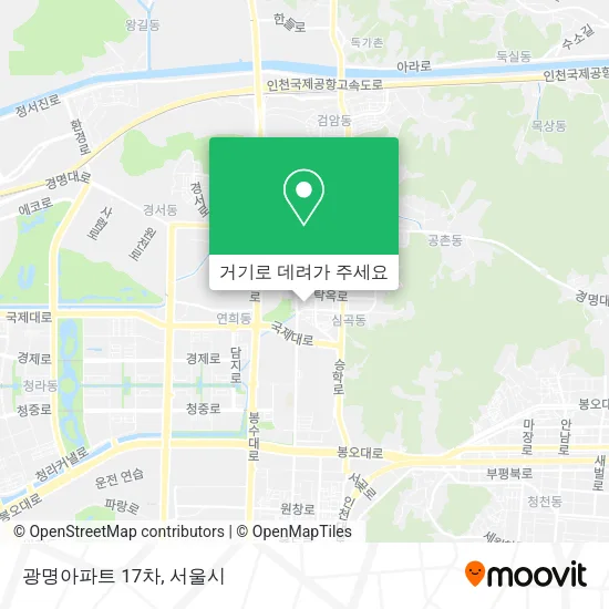 광명아파트 17차 지도