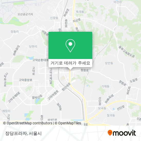 장당프라자 지도