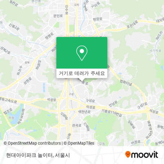 현대아이파크 놀이터 지도