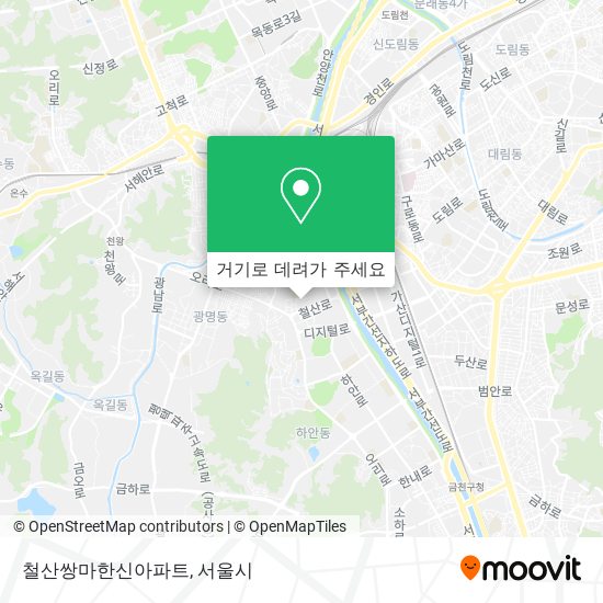 철산쌍마한신아파트 지도