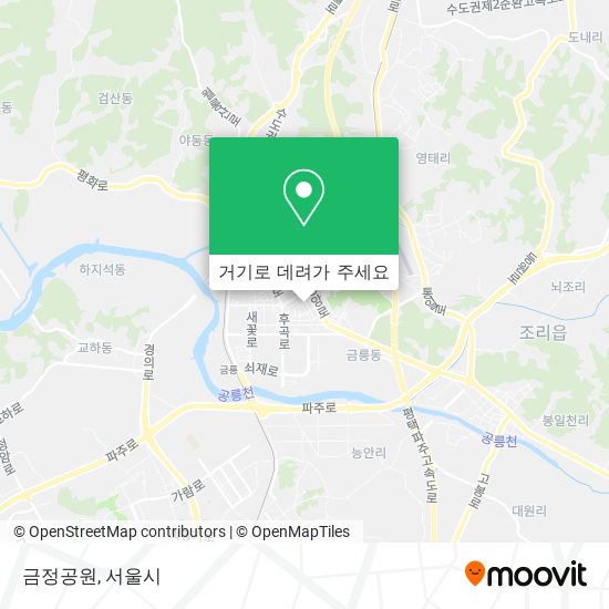 금정공원 지도