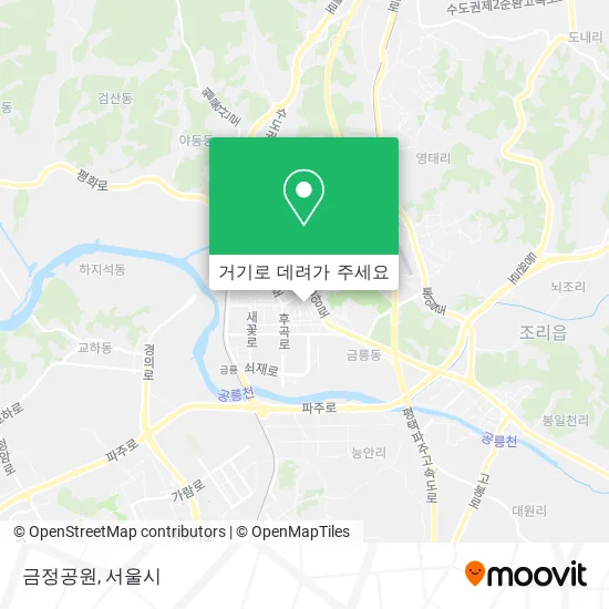 금정공원 지도