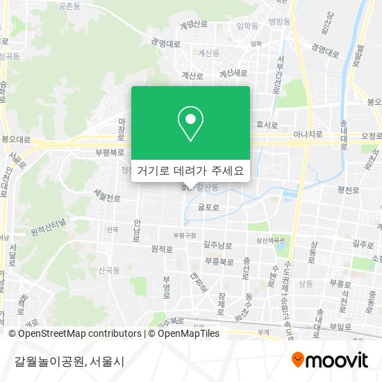 갈월놀이공원 지도