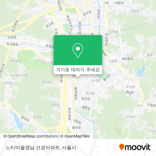 느티마을경남.선경아파트 지도