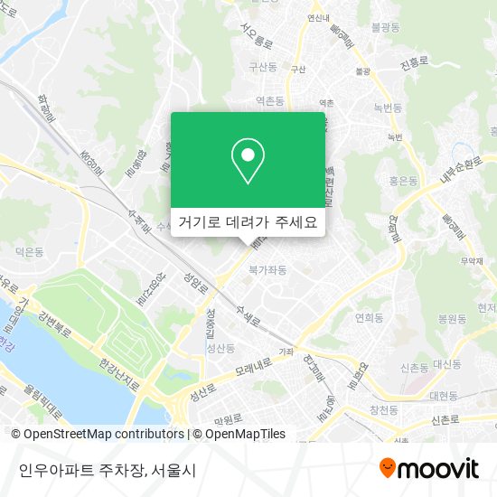 인우아파트 주차장 지도