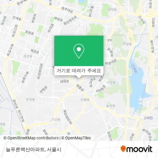 늘푸른벽산아파트 지도