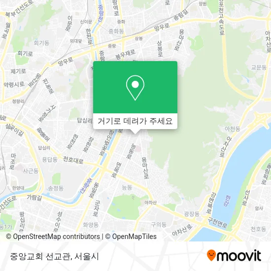 중앙교회 선교관 지도