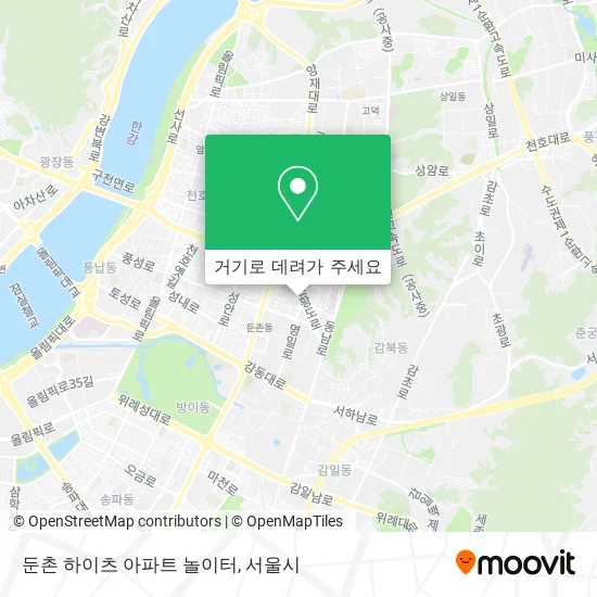 둔촌 하이츠 아파트 놀이터 지도