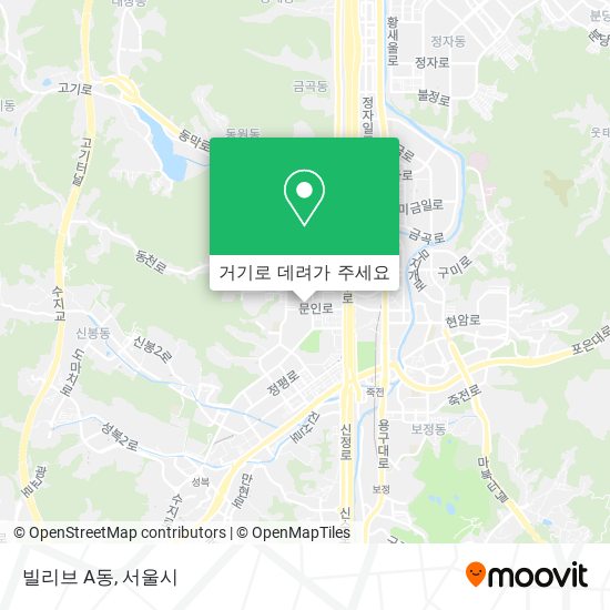 빌리브 A동 지도