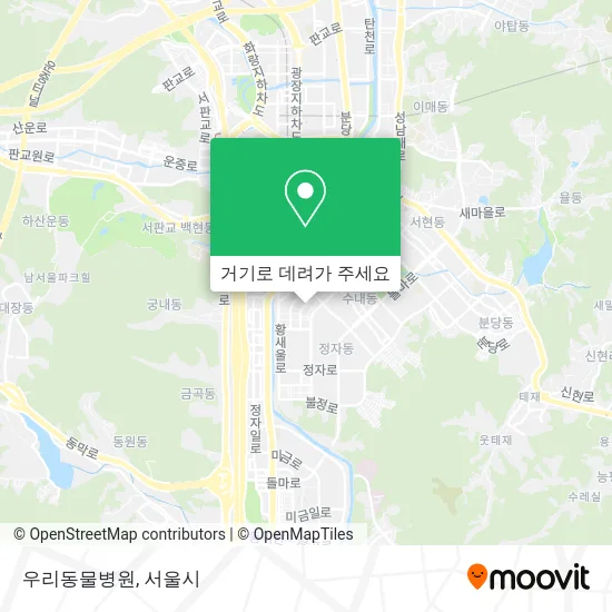 우리동물병원 지도