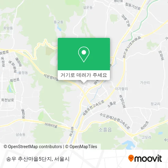 송우 추산마을5단지 지도