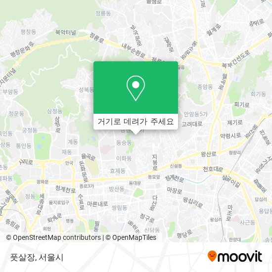 풋살장 지도