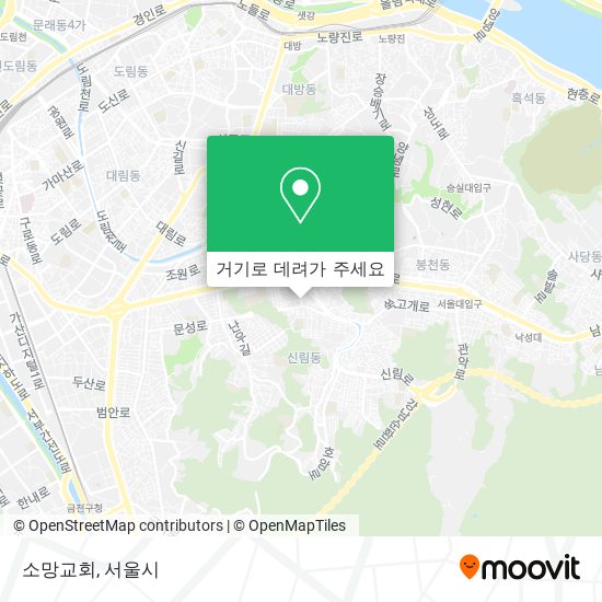 소망교회 지도