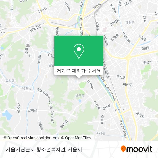 서울시립근로 청소년복지관 지도