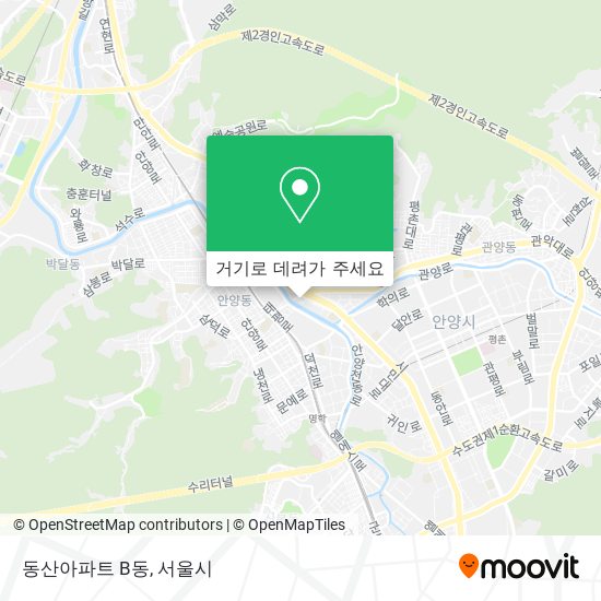 동산아파트 B동 지도