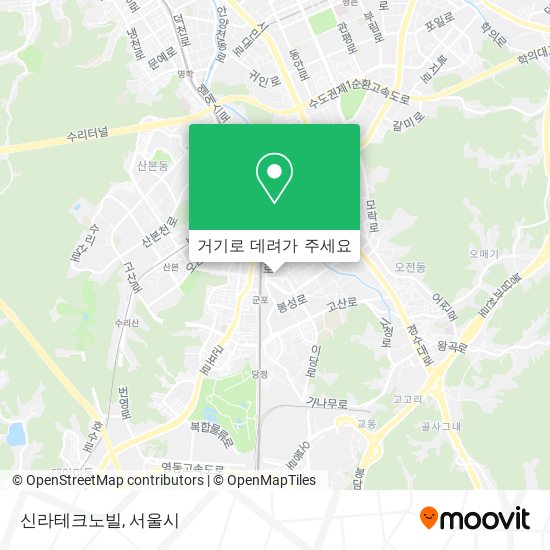 신라테크노빌 지도