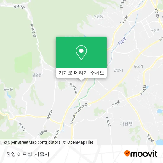 한양 아트빌 지도