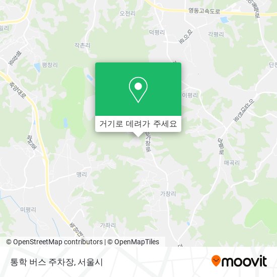 통학 버스 주차장 지도