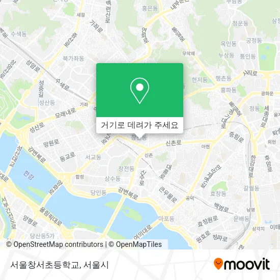 서울창서초등학교 지도