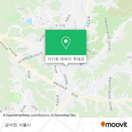 금어천 지도