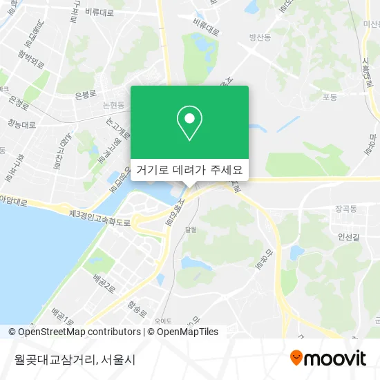 월곶대교삼거리 지도