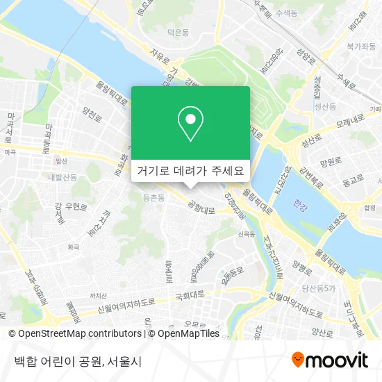 백합 어린이 공원 지도