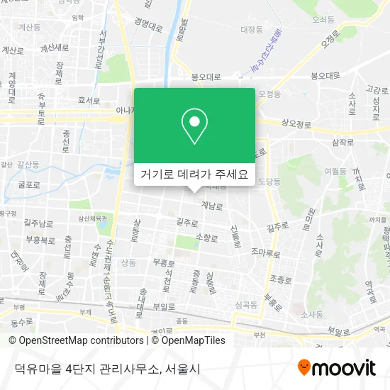 덕유마을 4단지 관리사무소 지도