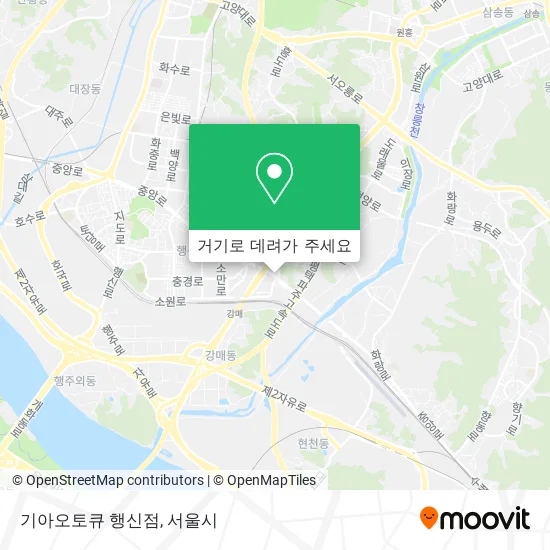 기아오토큐 행신점 지도