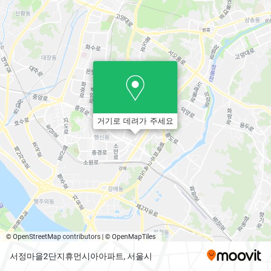 서정마을2단지휴먼시아아파트 지도