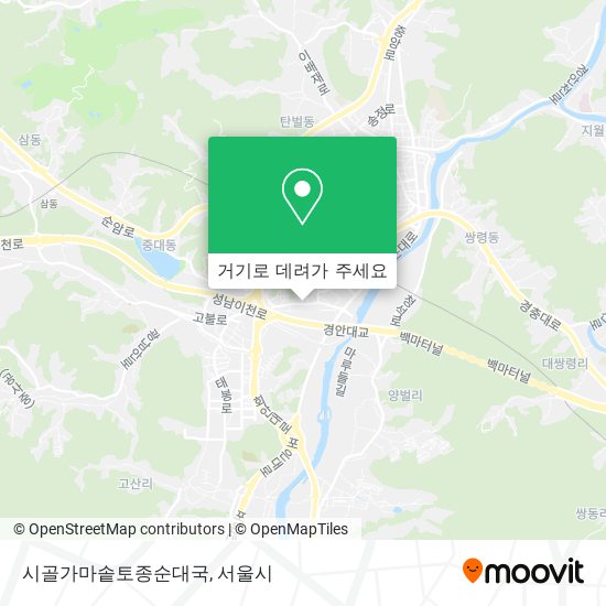 시골가마솥토종순대국 지도