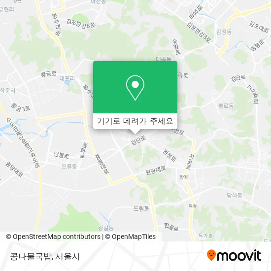 콩나물국밥 지도